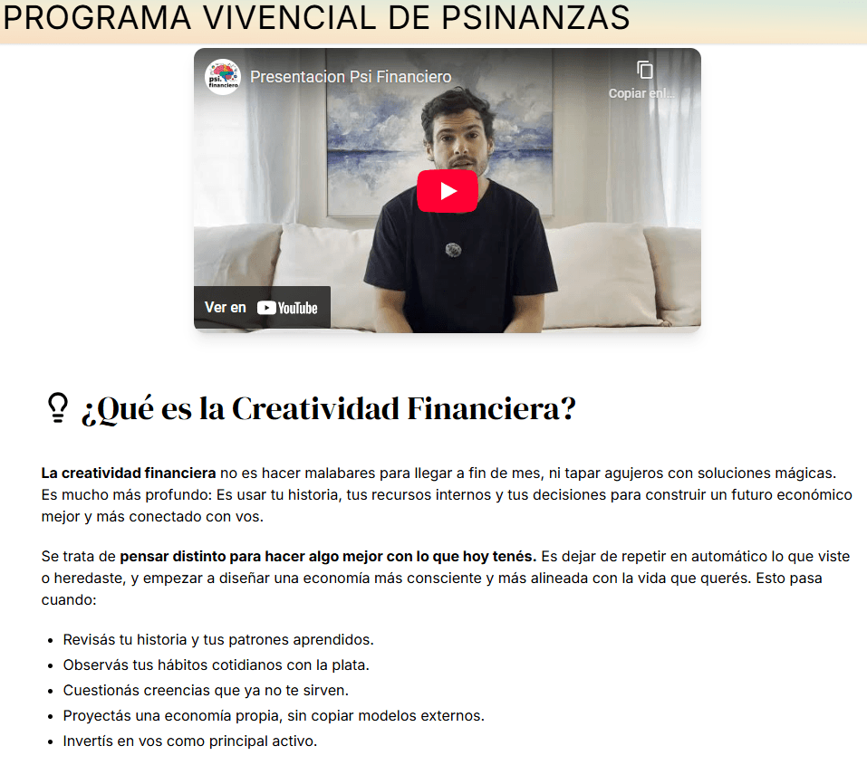 Transforma tu relación con el dinero